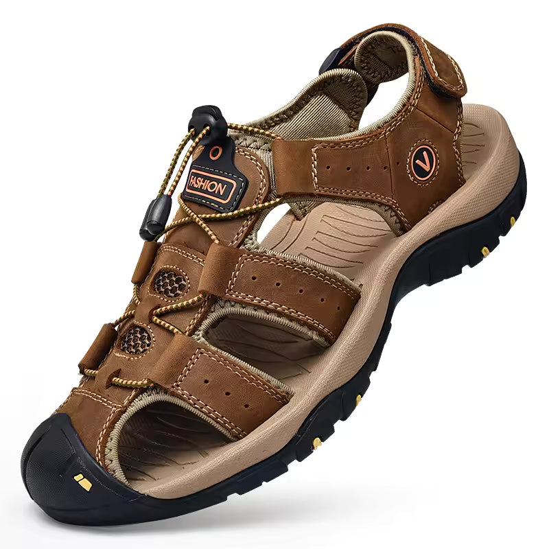 Terra Sandal — Genuine Leather. Built for the Long Haul.